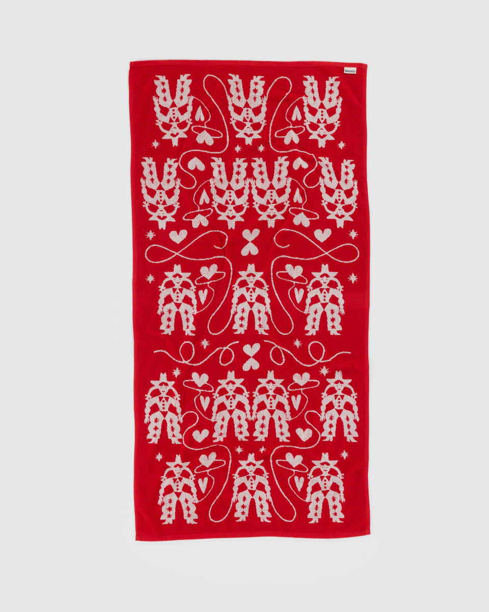 BAGGU Products Bath Towel - Cowgirl