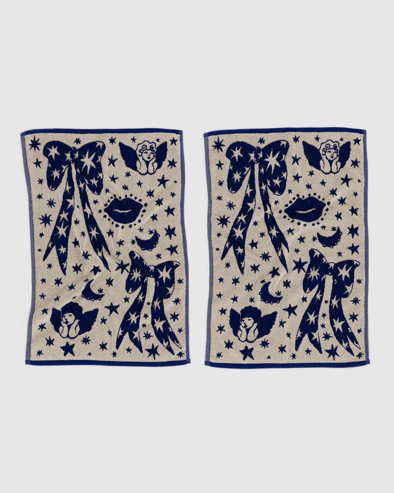 BAGGU  Hand Towel Set of 2 - Cherub Bows