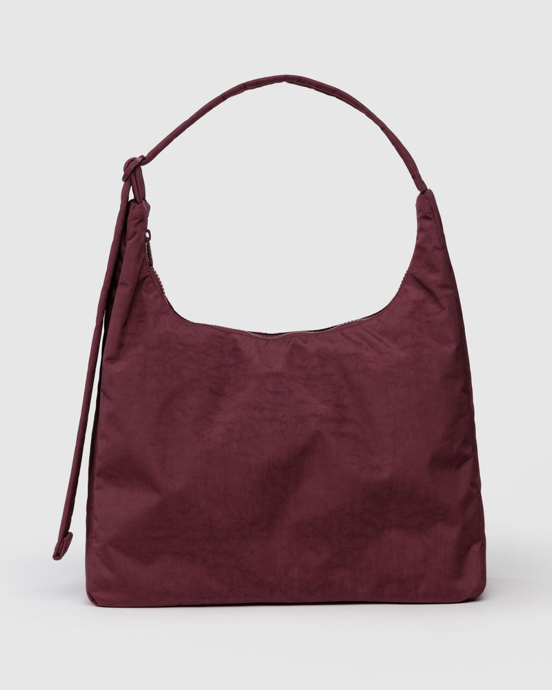 BAGGU  Nylon Shoulder Bag - Mahogany
