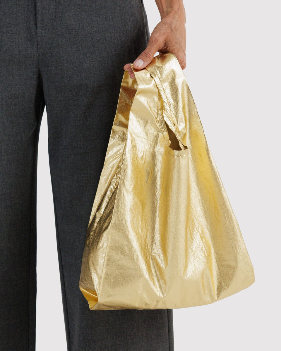 BAGGU Metallics Baby Baggu - Gold Metallic