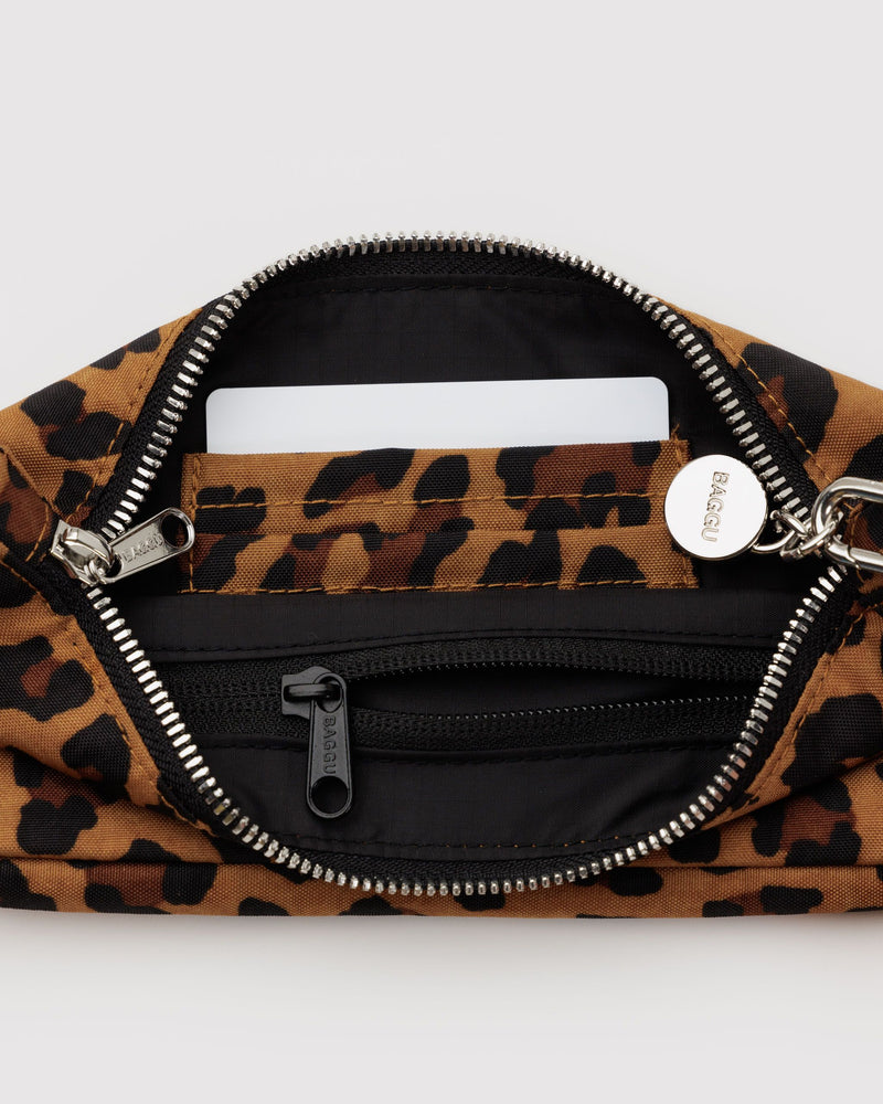 BAGGU  Nylon Pochette - Leopard