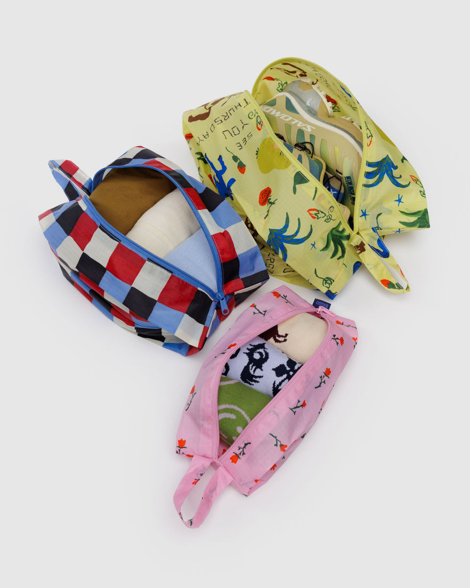 BAGGU Pouches 3D Zip Set - Painted Prairie