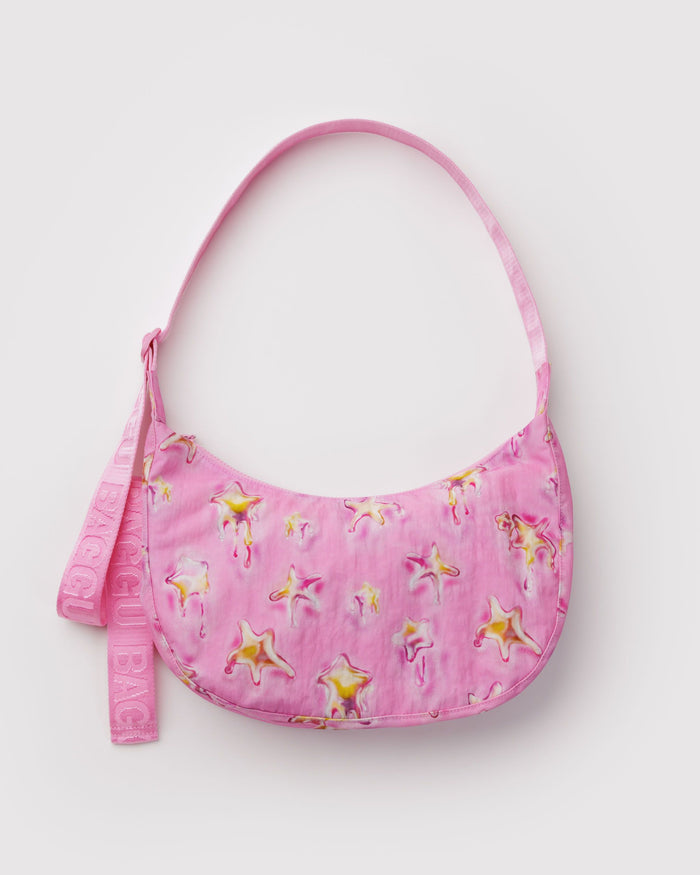 BAGGU New Arrivals Medium Nylon Crescent Bag - Dancing Star