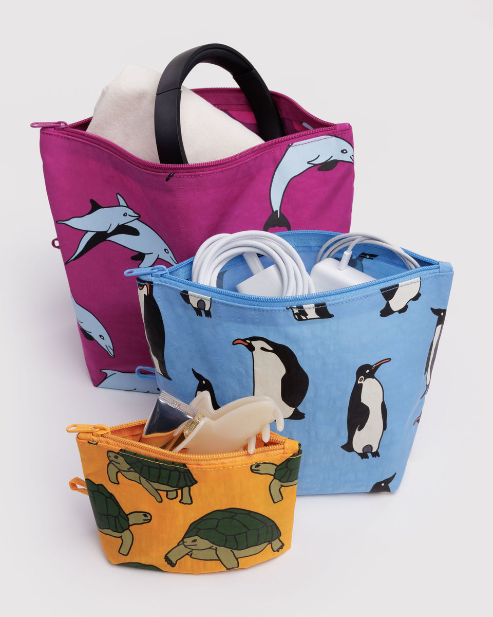 BAGGU Travel Go Pouch Set - Vacation Animals