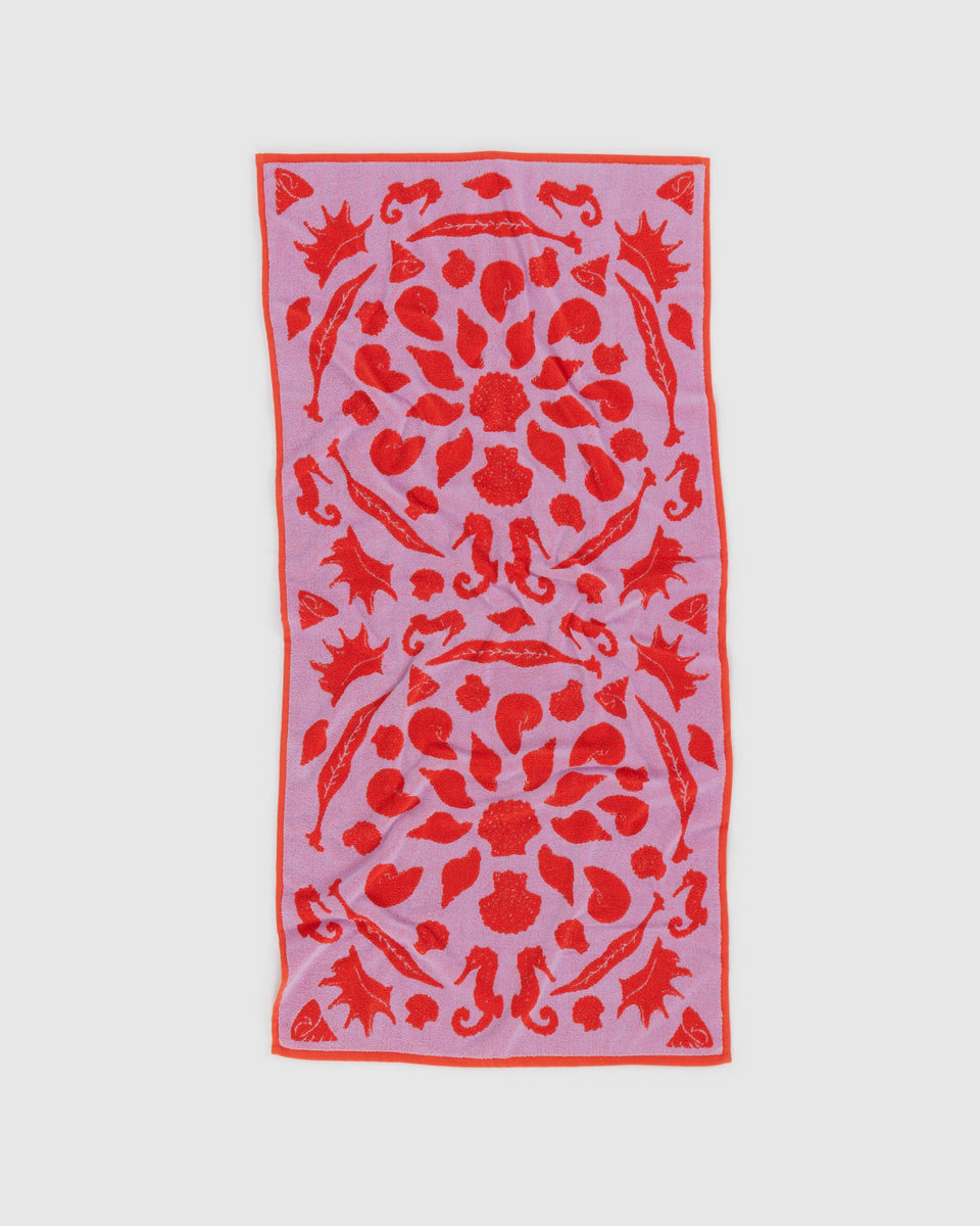 BAGGU Products Bath Towel - Sea Shells