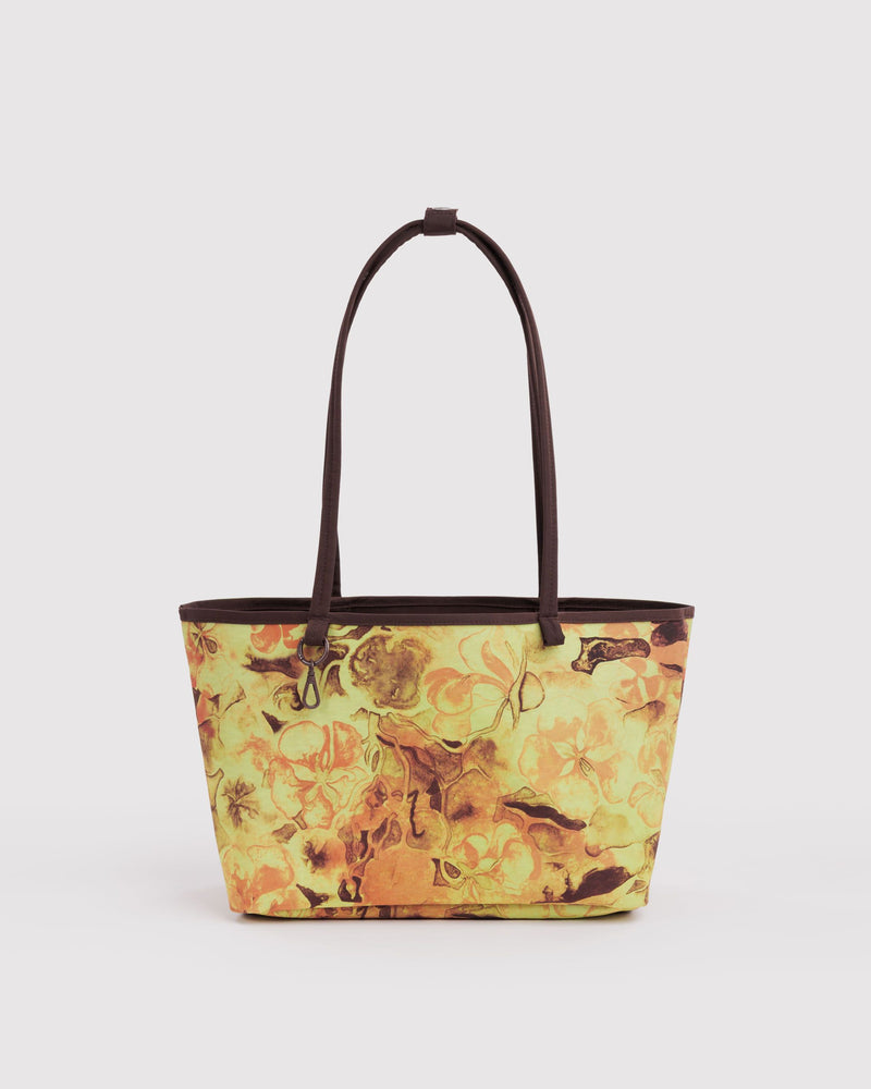 BAGGU  Medium Nylon Reversible Tote - Nasturtiums Ruth Asawa
