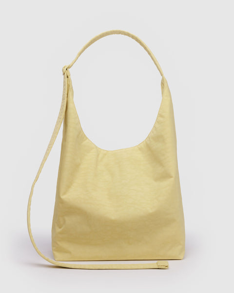 BAGGU Crossbody Bags Large Nylon Sling - Butter