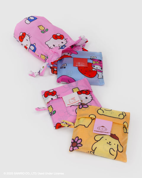 BAGGU.com Reusable Bags Standard Baggu Set of 3 - Hello Kitty and Friends Florals