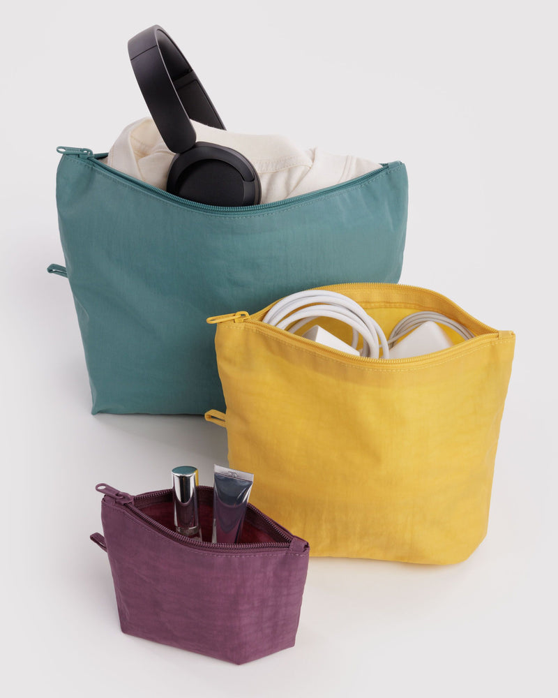 BAGGU  Go Pouch Set - Jewel Mix