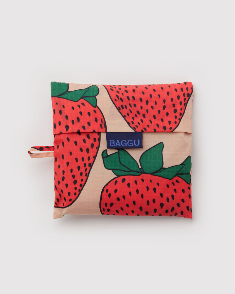 BAGGU Reusable Bags Big Baggu - Strawberry