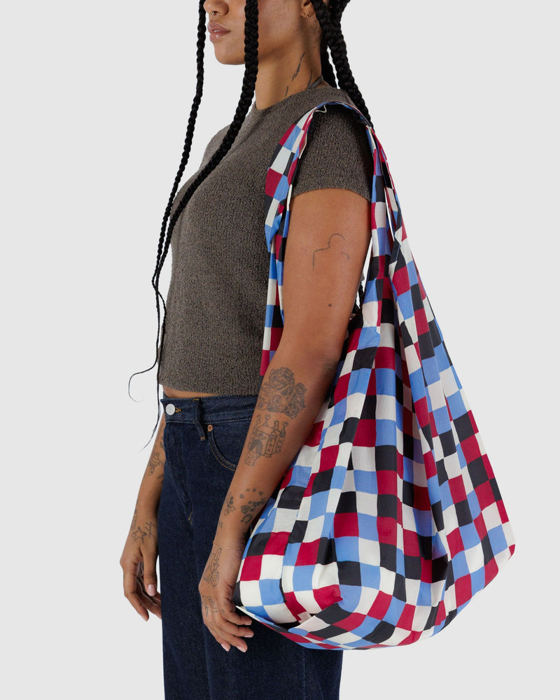 BAGGU.com Reusable Bags Big Baggu - Painted Check