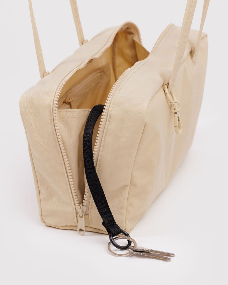 BAGGU  Nylon Bowler Bag - Custard