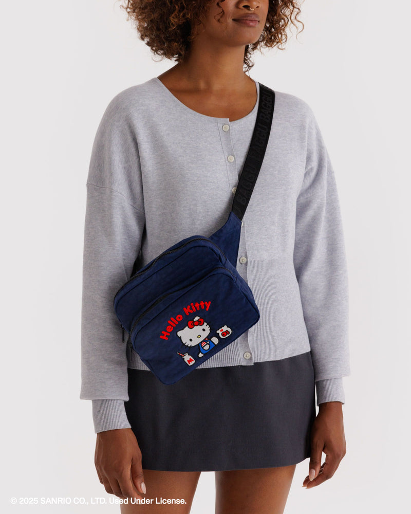 BAGGU.com Fanny Pack Fanny Pack - Embroidered Hello Kitty Milkshake