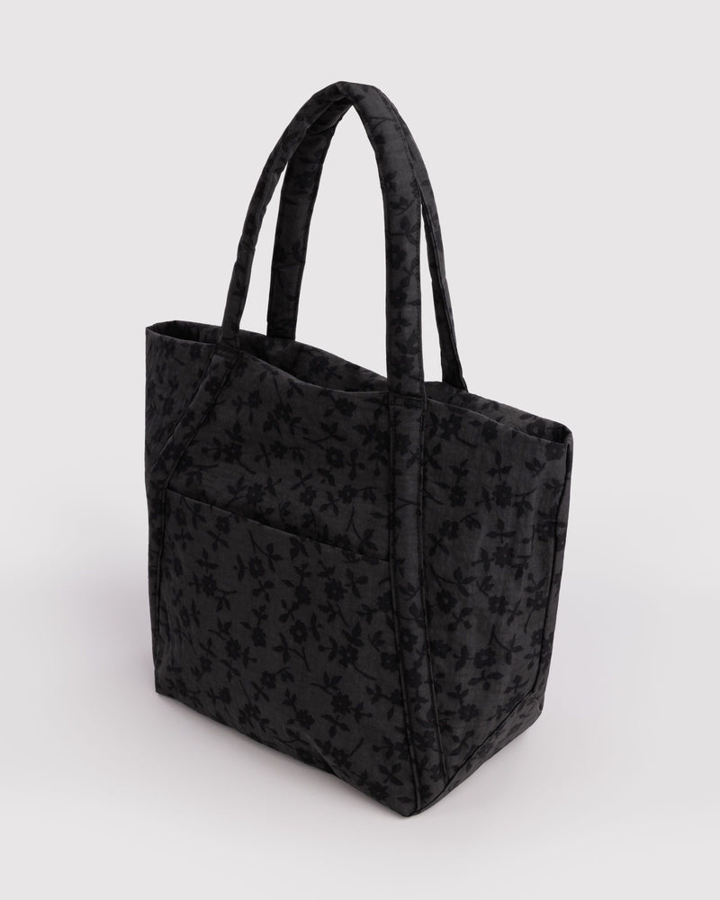 BAGGU  Cloud Bag - Charcoal Ditsy Floral