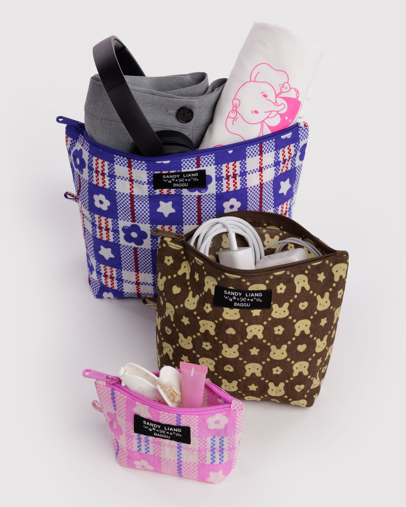 BAGGU  Go Pouch Set - Sandy Liang