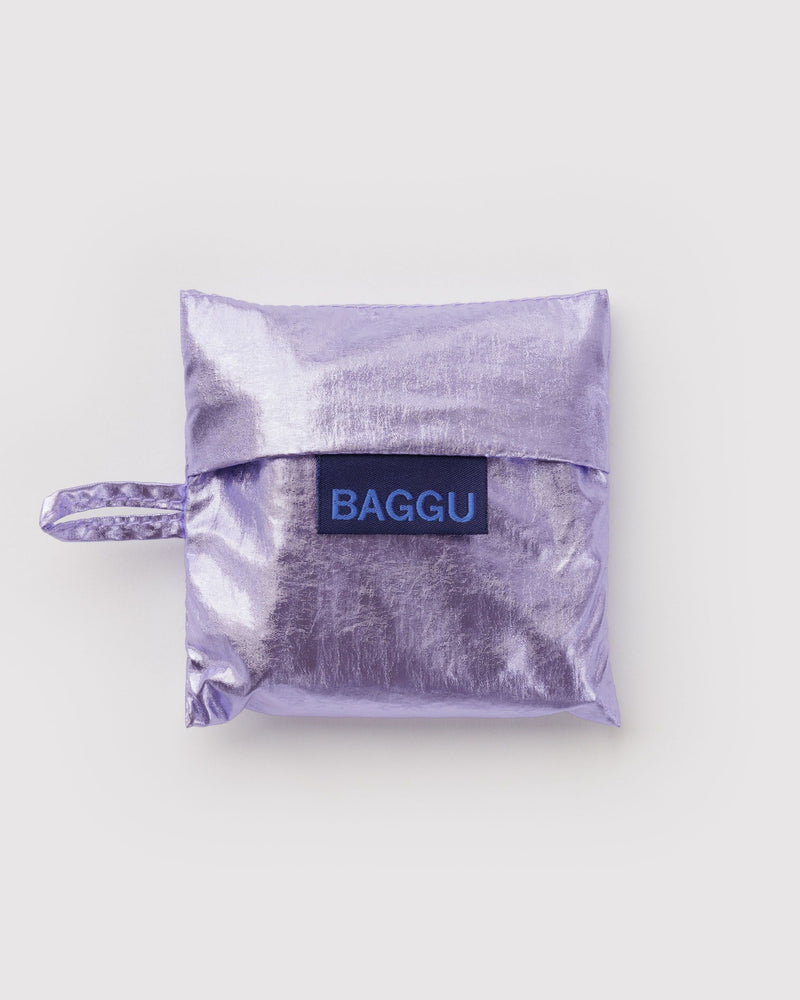 BAGGU Metallics Baby Baggu - Lavender Metallic