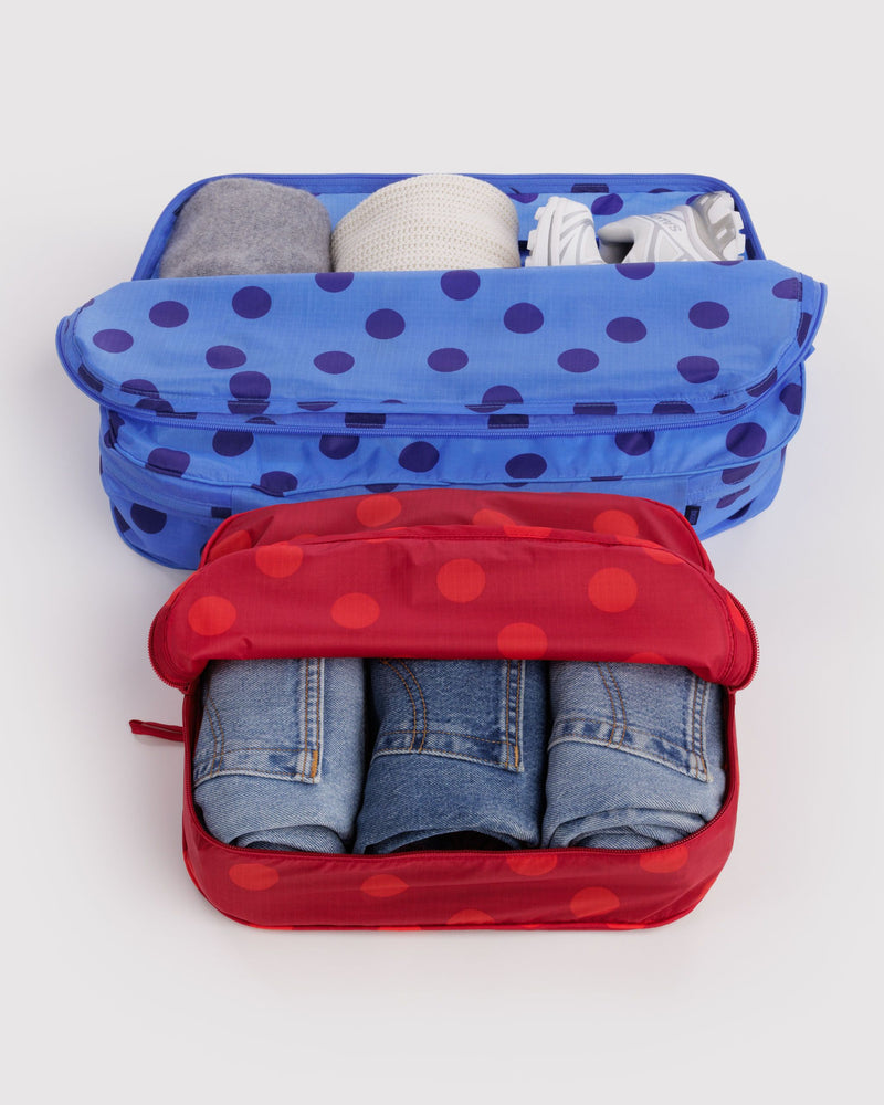 BAGGU  Large Packing Cube Set - Polka Dot Mix