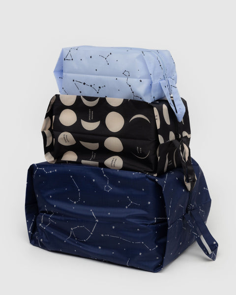 BAGGU Pouches 3D Zip Set - Night Sky