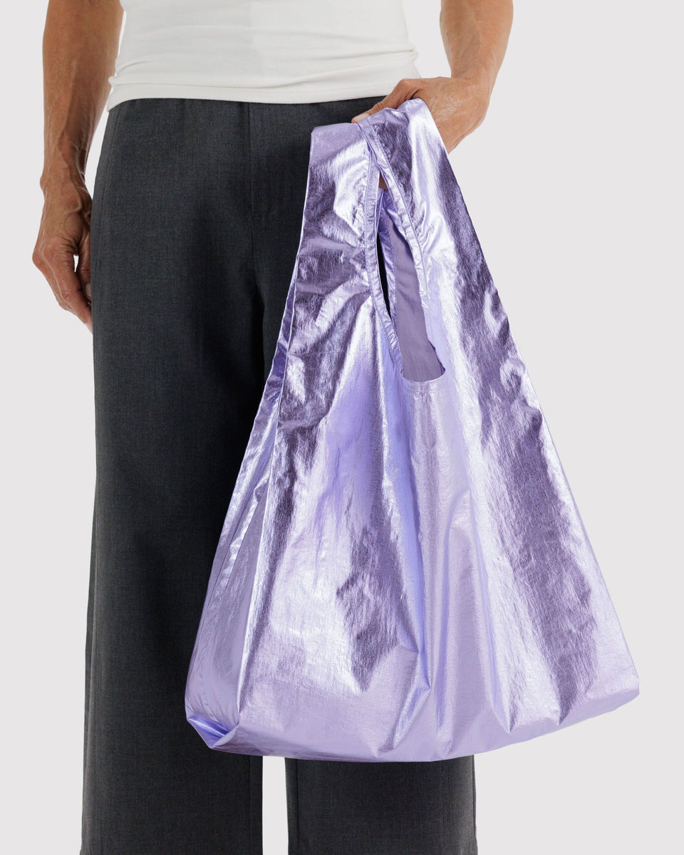 BAGGU Standard Standard Baggu - Lavender Metallic