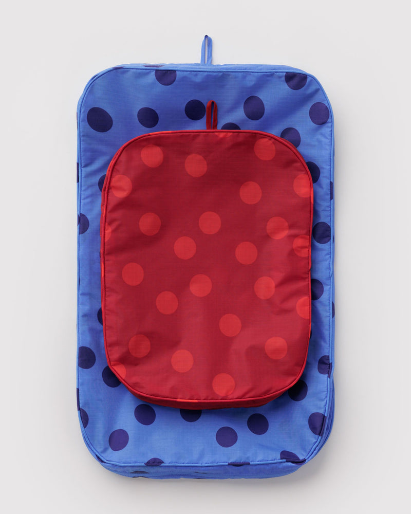BAGGU  Large Packing Cube Set - Polka Dot Mix