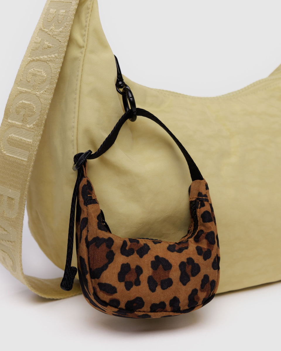 BAGGU.com Cases & Sleeves Crescent Bag Charm - Leopard