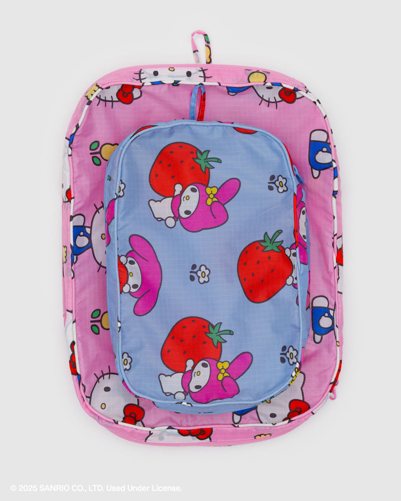 BAGGU  Packing Cube Set - Hello Kitty and Friends Florals