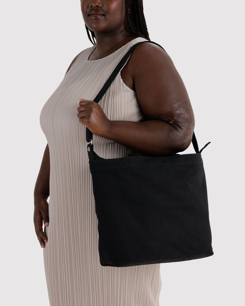 BAGGU  Horizontal Zip Duck Bag - Black