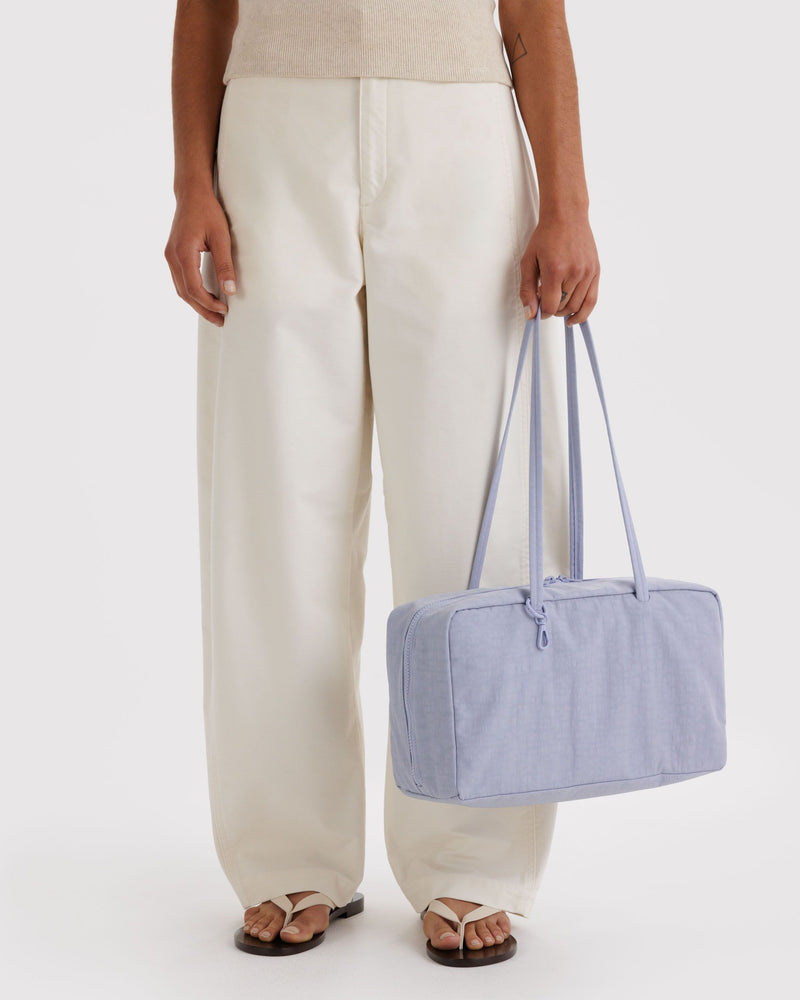 BAGGU  Medium Nylon Bowler Bag - Mist