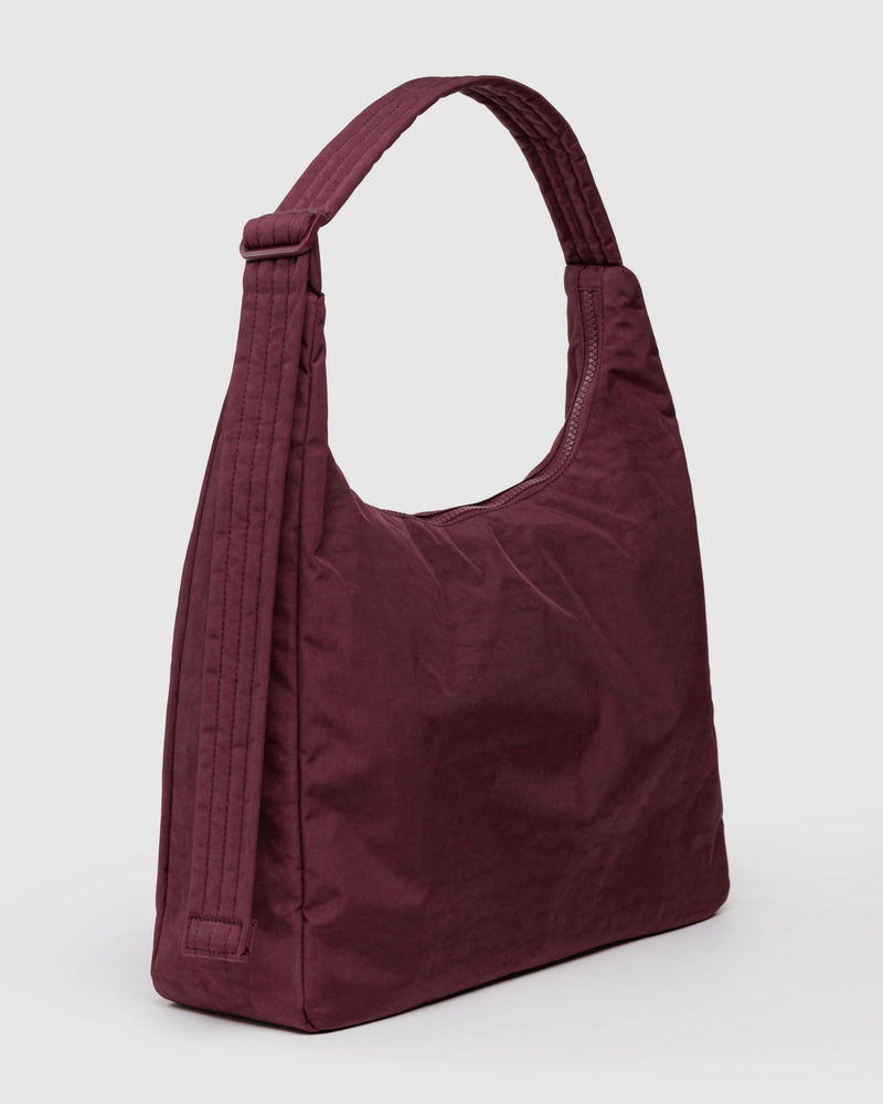 BAGGU  Nylon Shoulder Bag - Mahogany