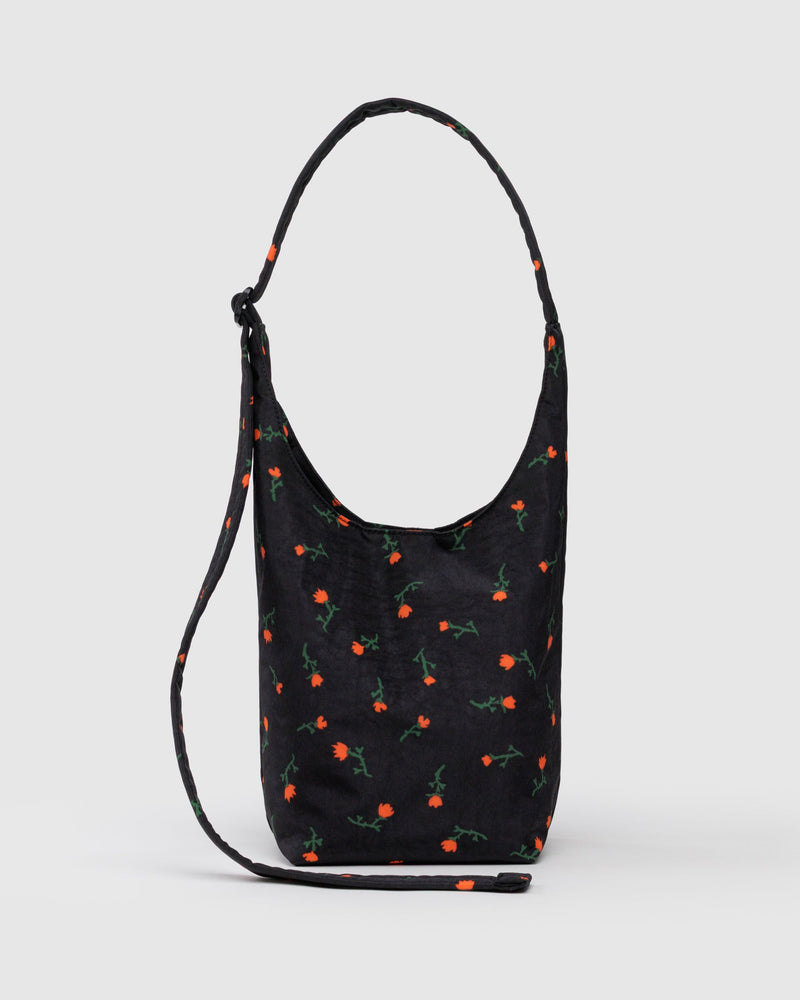 BAGGU Crossbody Bags Small Nylon Sling - Painted Wildflower