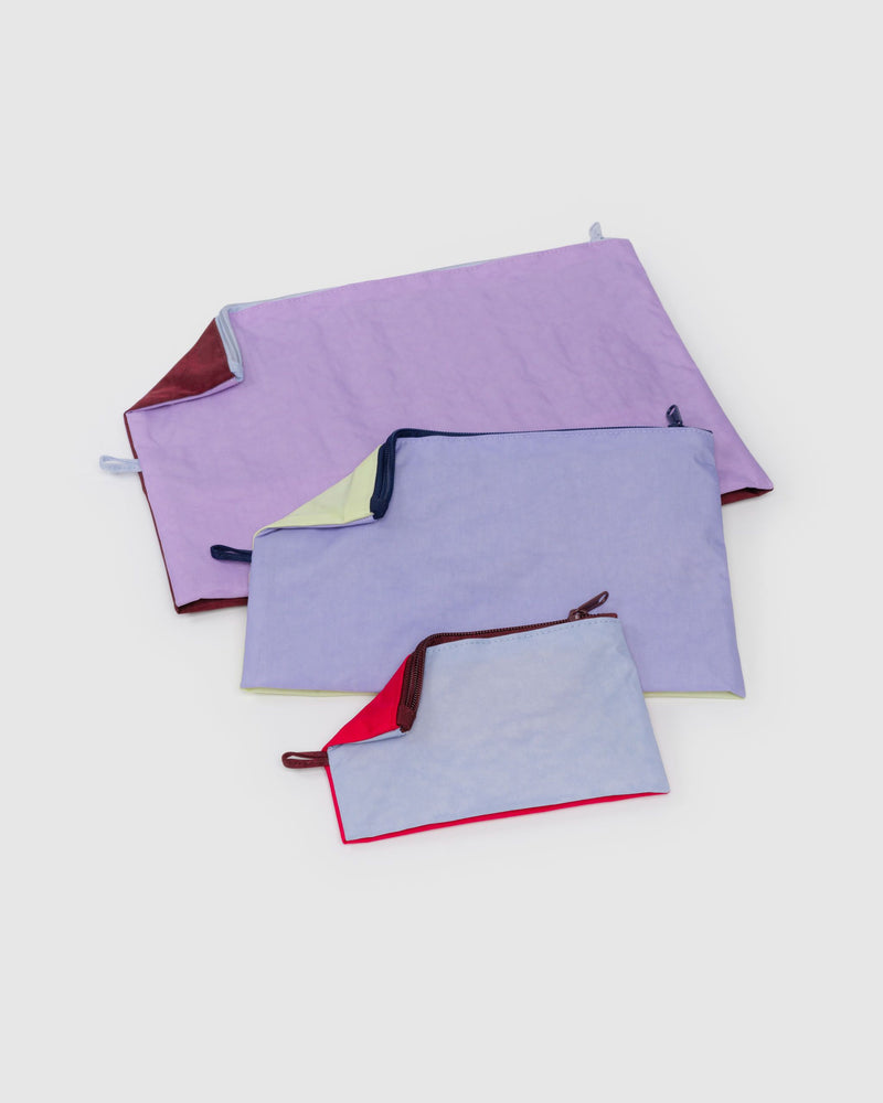 BAGGU.com Travel Go Pouch Set - Kaleidoscope Mix