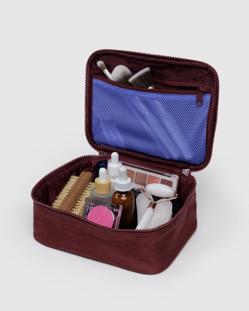 BAGGU  Small Cosmetic Case - Mahogany