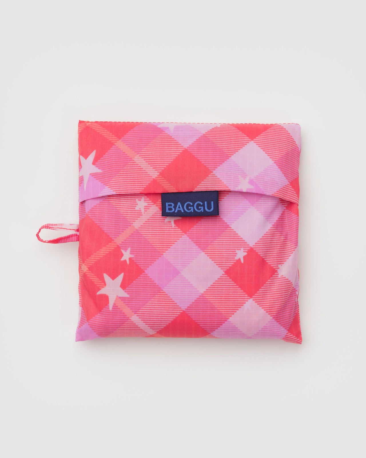 Big Baggu - Pink Star Plaid