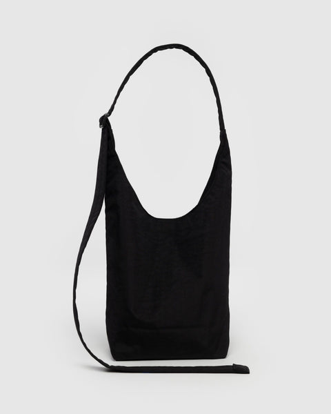 BAGGU Crossbody Bags Small Nylon Sling - Black
