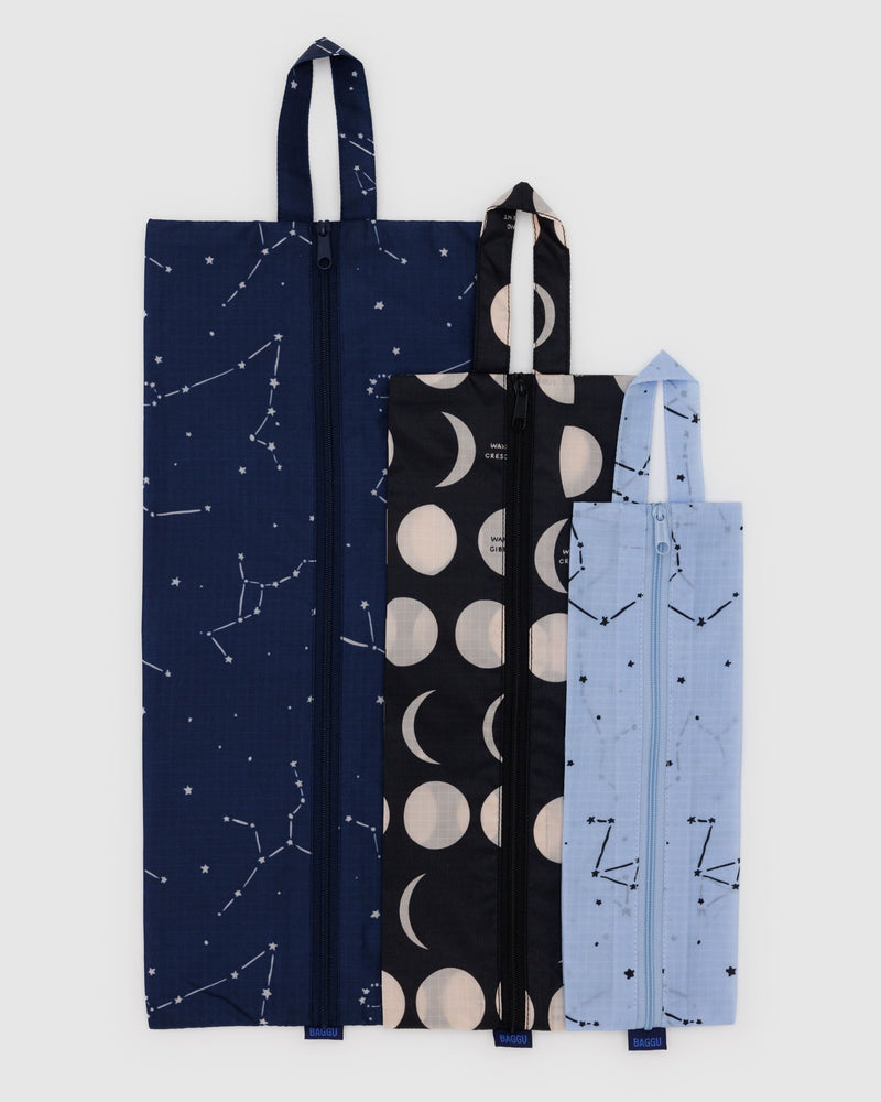 BAGGU Travel 3D Zip Set - Night Sky