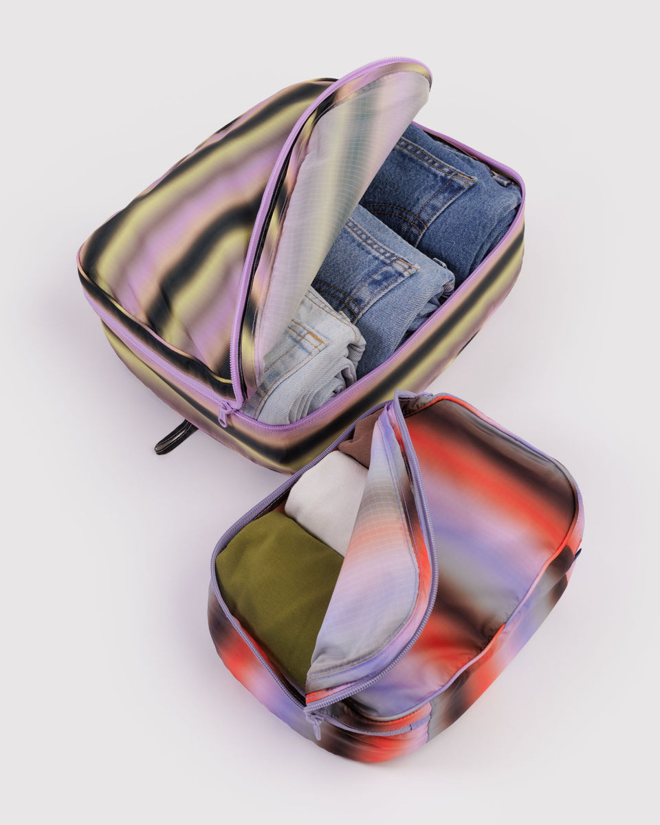 BAGGU Products Packing Cube Set - Gradient Stripes
