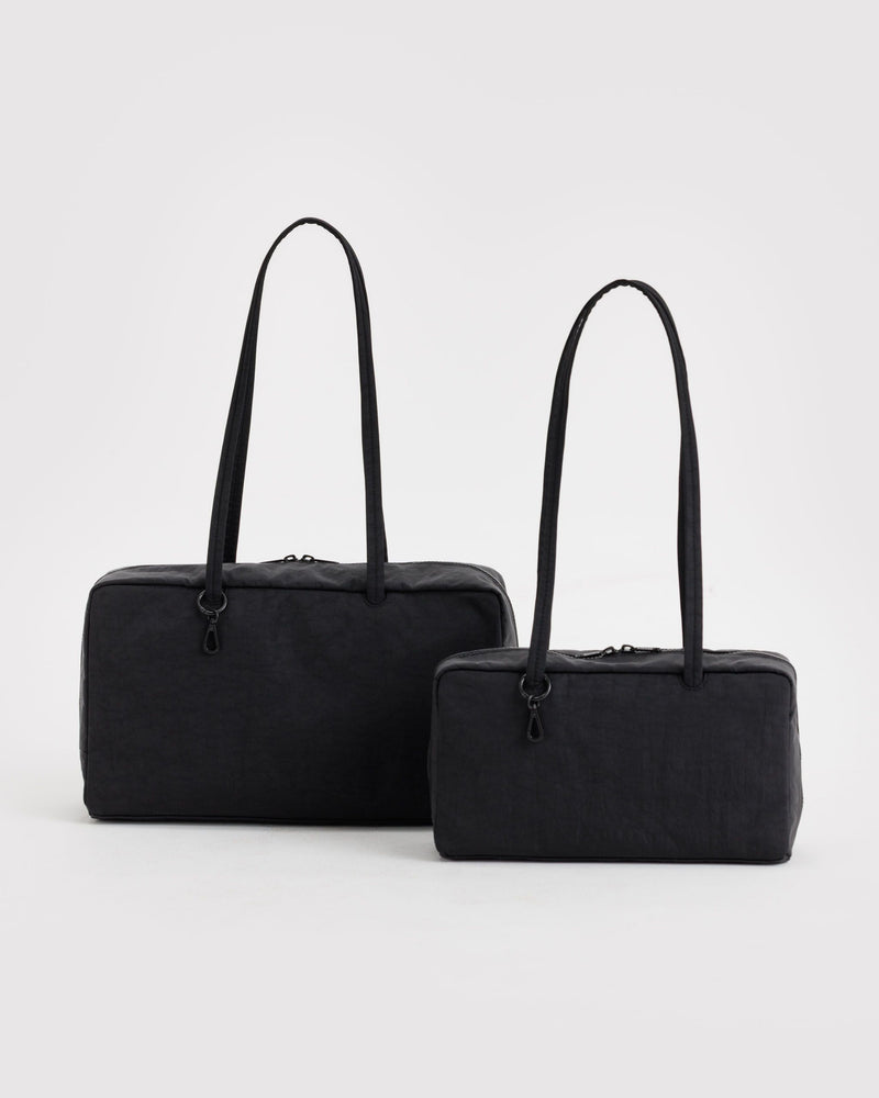BAGGU  Medium Nylon Bowler Bag - Western Appliqué