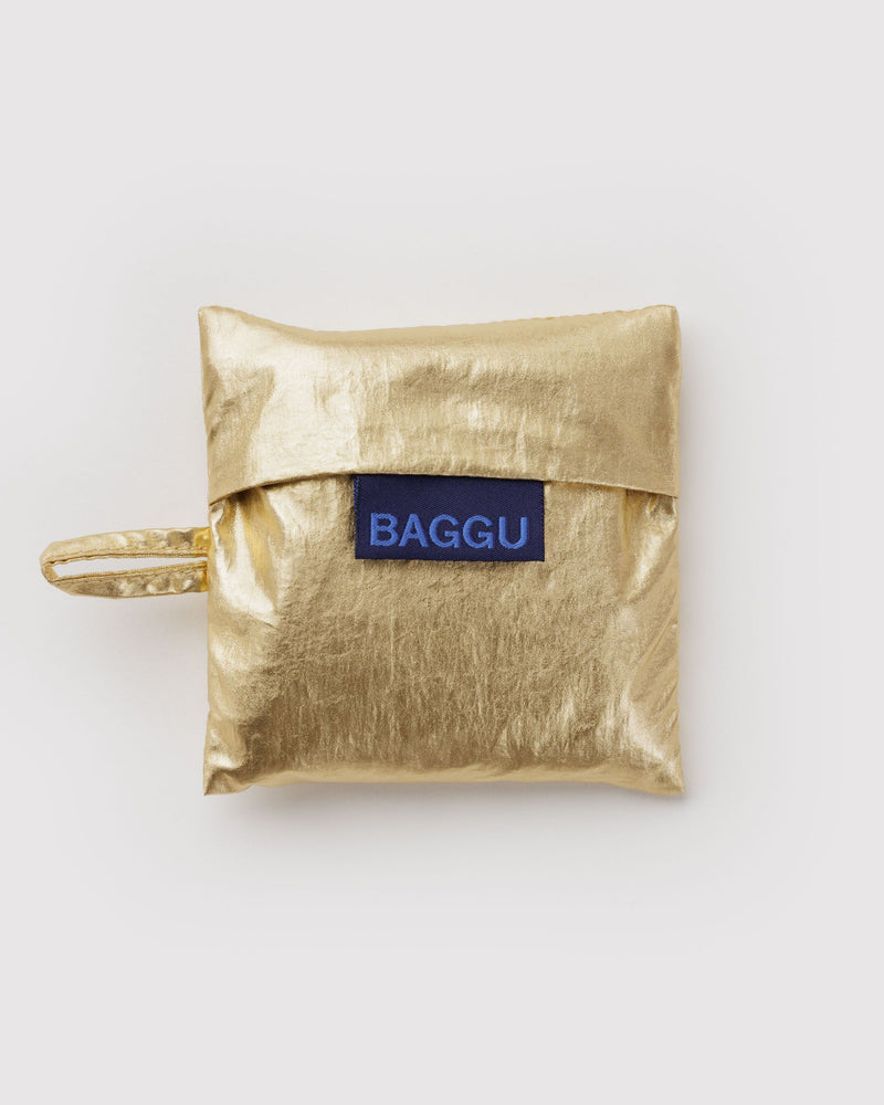 BAGGU Metallics Baby Baggu - Gold Metallic