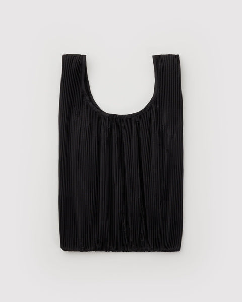 BAGGU New Arrivals Pleated Baggu - Black