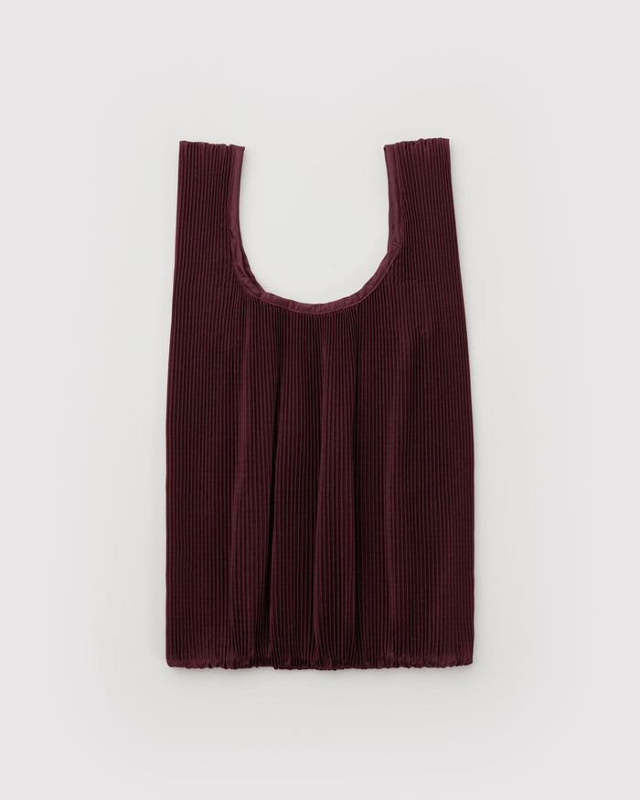 BAGGU New Arrivals Pleated Baggu - Mahogany