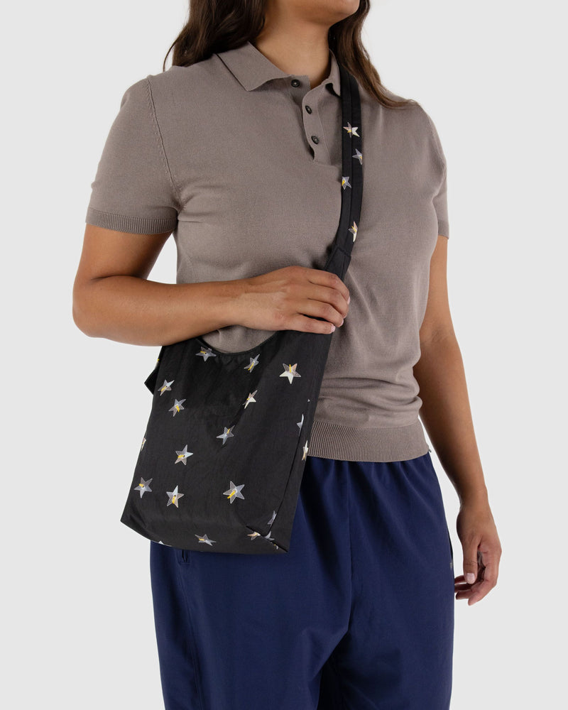 BAGGU Crossbody Bags Small Nylon Sling - Stars