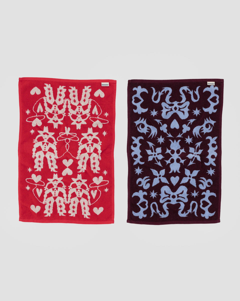 BAGGU Products Hand Towel Set of 2 - Western