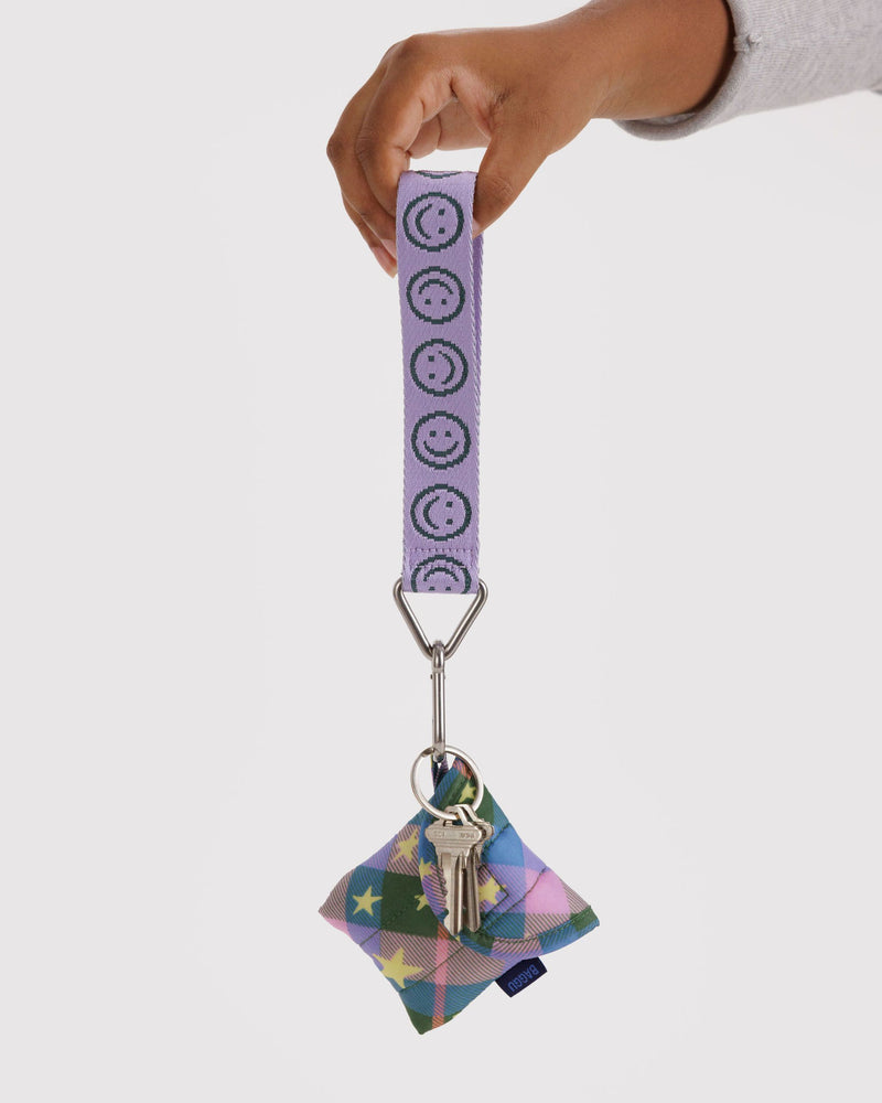 BAGGU  Logo Keychain - Lilac Happy