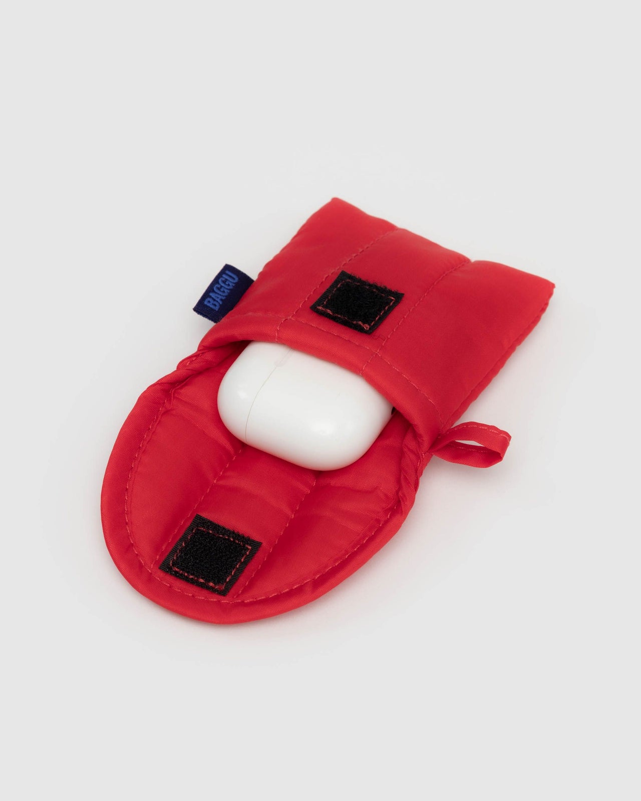 Puffy Earbuds Case - Candy Apple