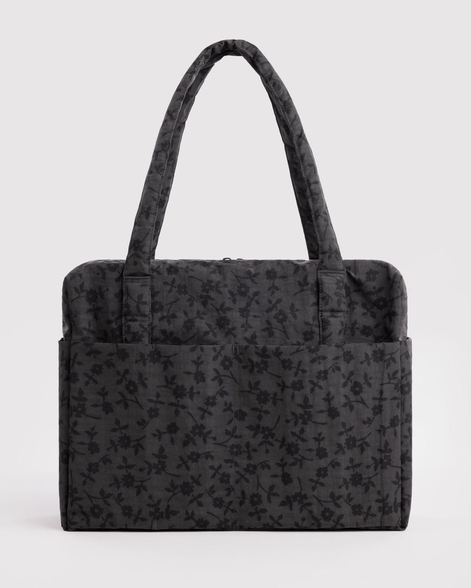 BAGGU BFCM 2024 Cloud Carry-on - Charcoal Ditsy Floral