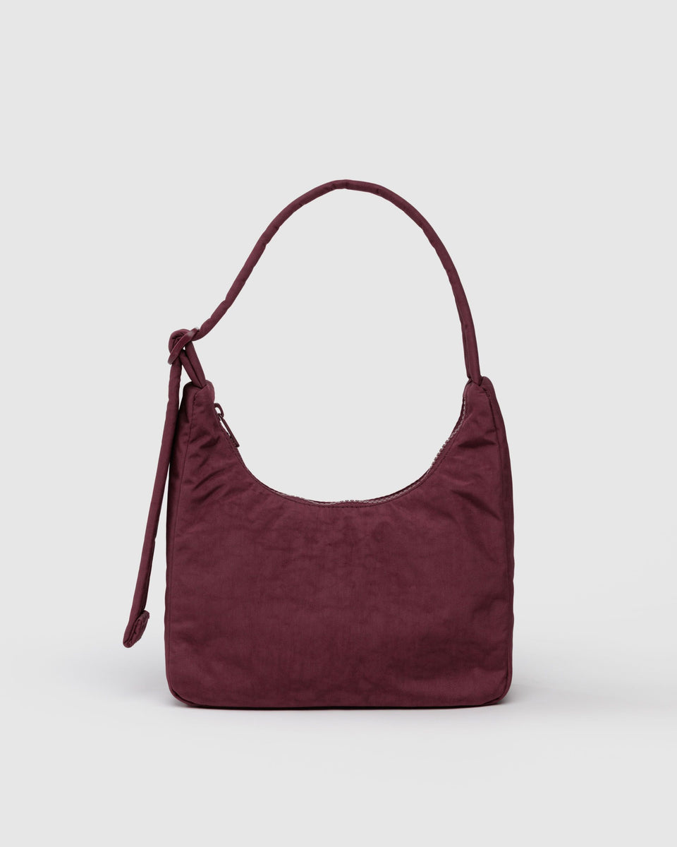 BAGGU Products Mini Nylon Shoulder Bag - Mahogany