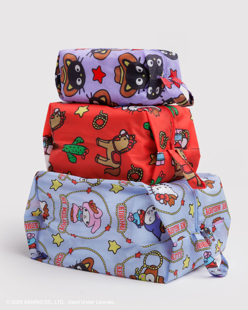 BAGGU Products 3D Zip Set - Hello Kitty & Friends Western