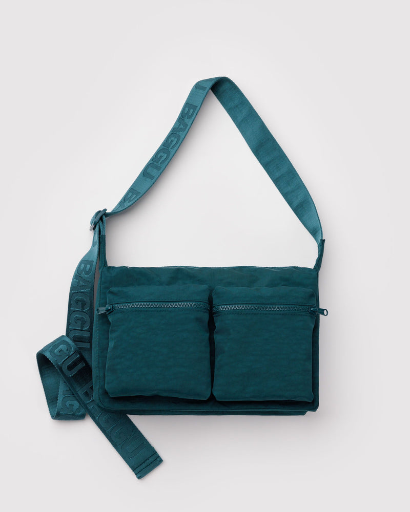 BAGGU  Medium Cargo Crossbody - Deep Sea