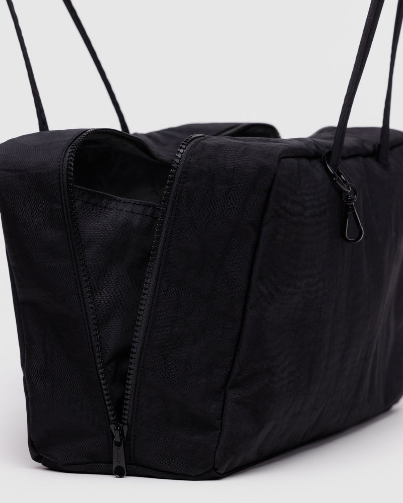 BAGGU  Medium Nylon Bowler Bag - Black