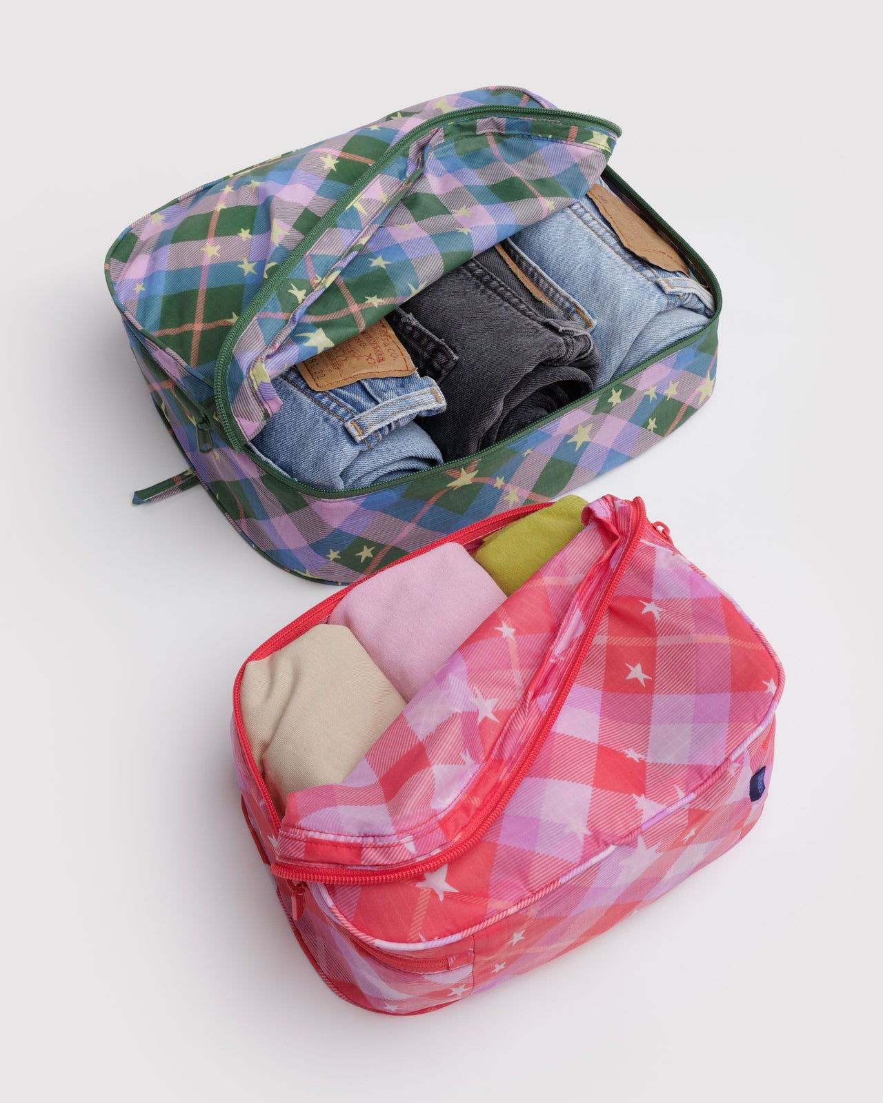 Packing Cube Set - Star Plaid
